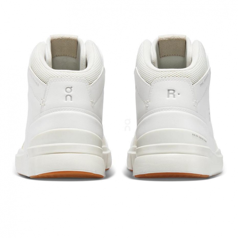 White On THE ROGER Clubhouse Mid Men's Sneakers | USA_ON8228