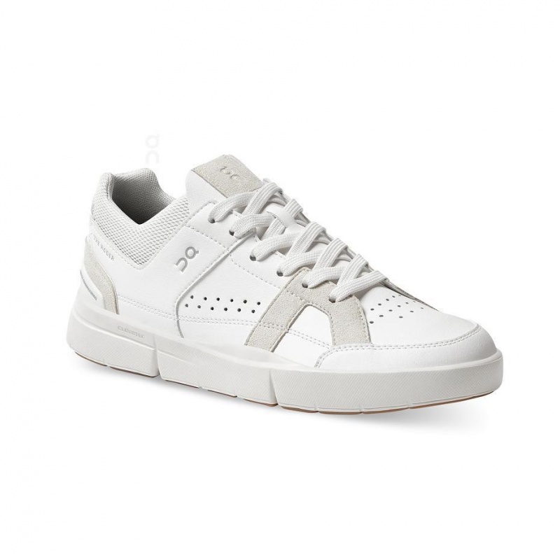 White On THE ROGER Clubhouse Women's Sneakers | USA_ON8496