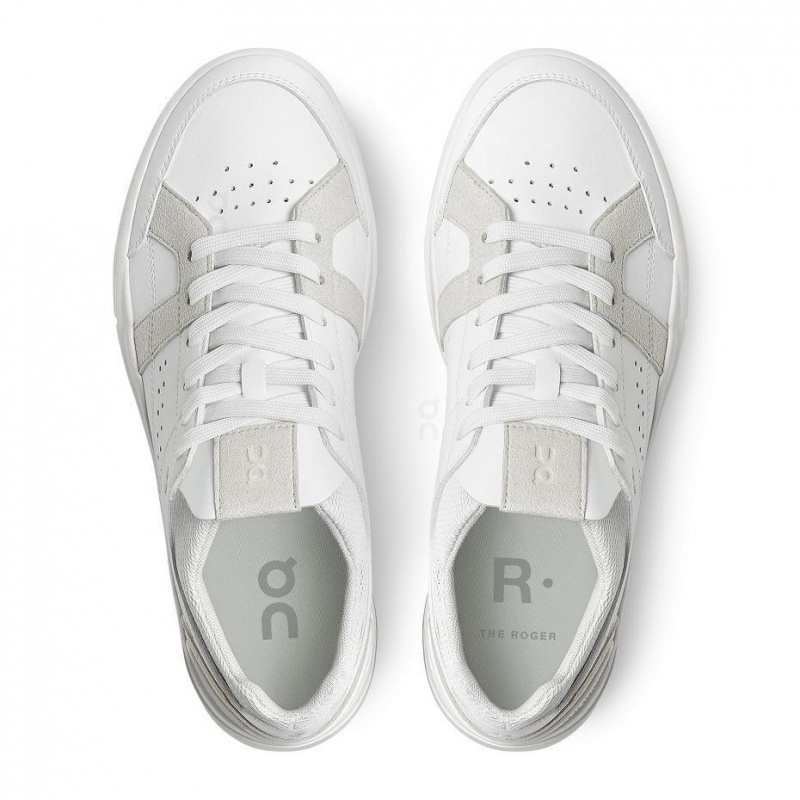 White On THE ROGER Clubhouse Women's Sneakers | USA_ON8496
