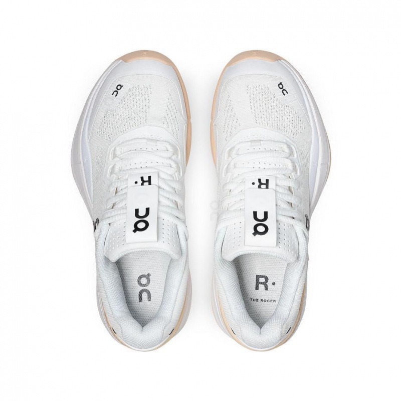 White On THE ROGER Pro Clay Women's Tennis Shoes | USA_ON9074
