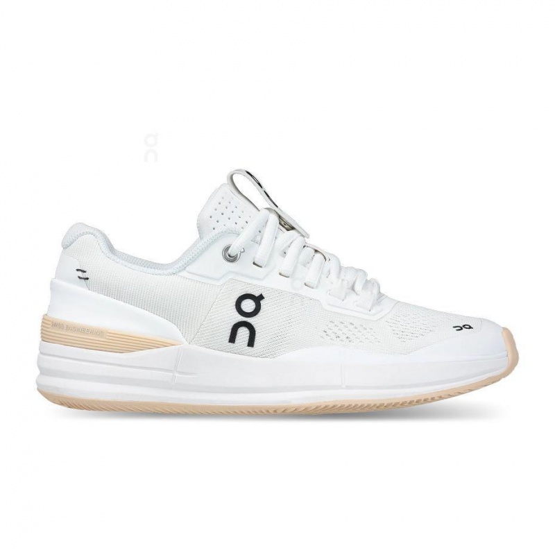 White On THE ROGER Pro Clay Women\'s Tennis Shoes | USA_ON9074