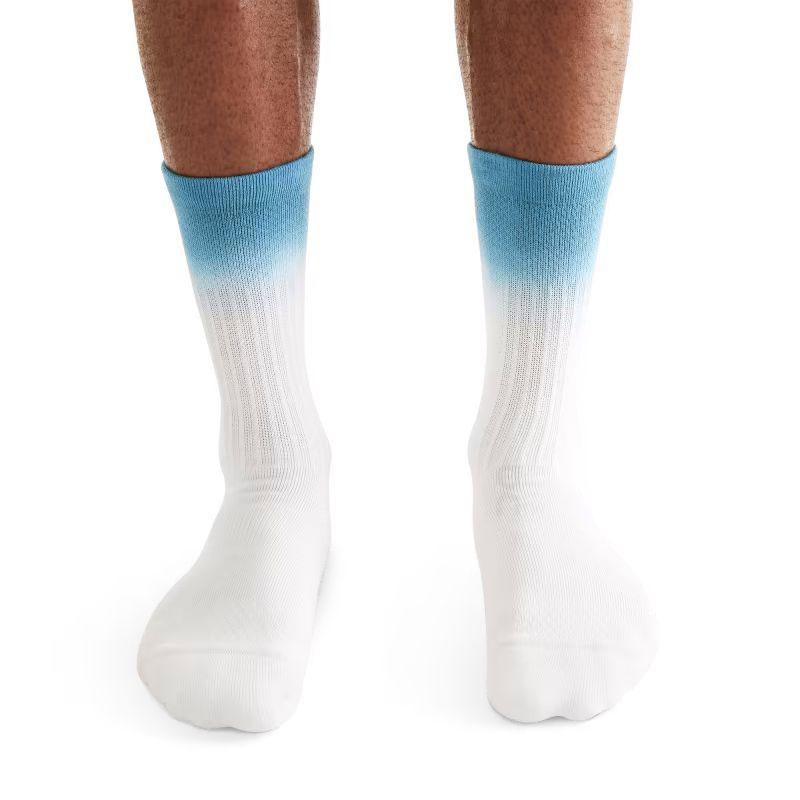 White / Azure On All-Day Men's Socks | USA_ON9044