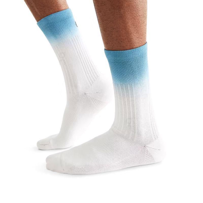 White / Azure On All-Day Men\'s Socks | USA_ON9044