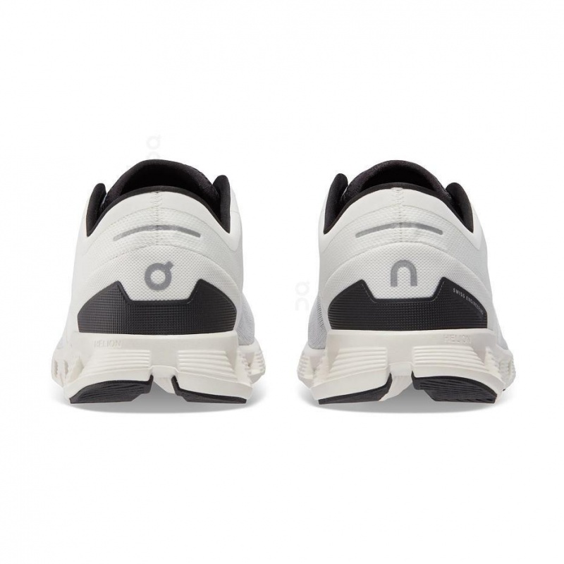 White / Black On Cloud X 3 Men's Road Running Shoes | USA_ON8686