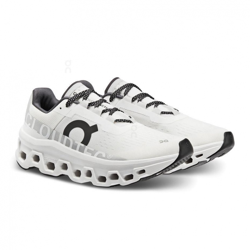 White / Black On Cloudmonster Women's Road Running Shoes | USA_ON8258