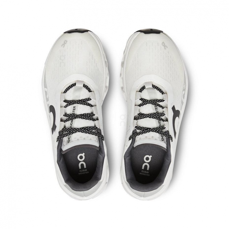 White / Black On Cloudmonster Women's Road Running Shoes | USA_ON8258