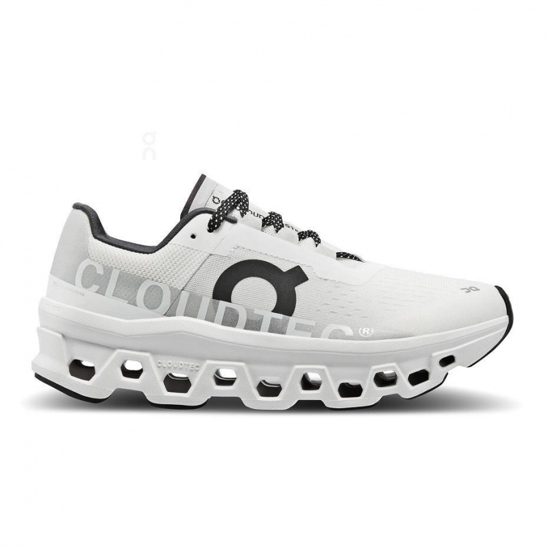White / Black On Cloudmonster Women\'s Road Running Shoes | USA_ON8258