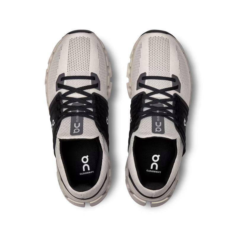 White / Black On Cloudswift 3 AD Women's Sneakers | USA_ON8976