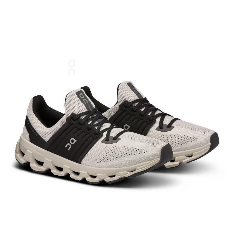 White / Black On Cloudswift 3 AD Women's Sneakers | USA_ON8976
