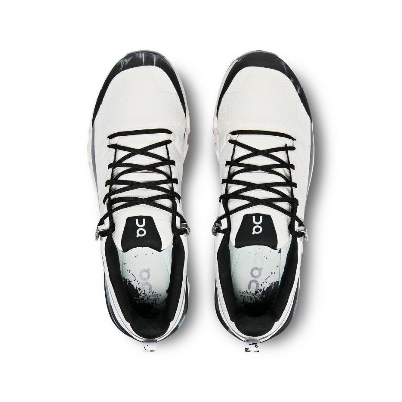 White / Black On Cloudwander Waterproof Men's Hiking Shoes | USA_ON8169