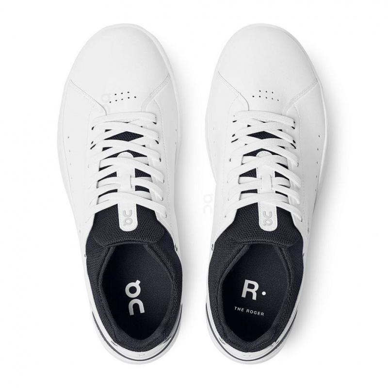 White / Black On THE ROGER Advantage Men's Sneakers | USA_ON9158