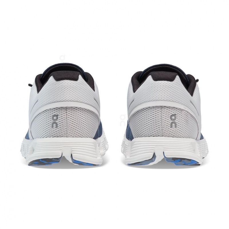 White / Blue On Cloud 5 Fuse Women's Sneakers | USA_ON8325