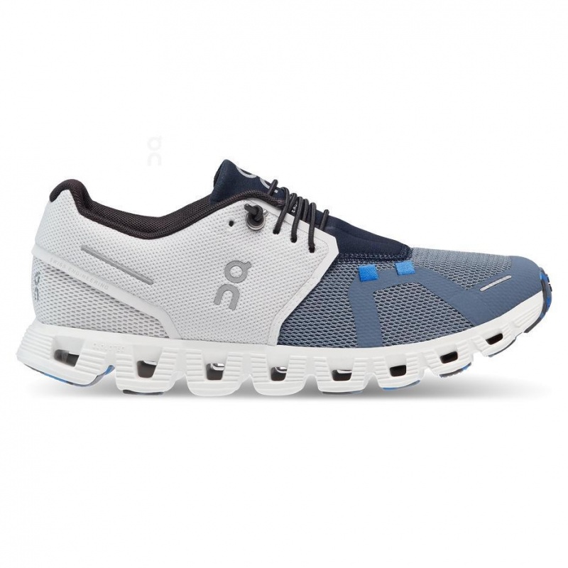 White / Blue On Cloud 5 Fuse Women\'s Sneakers | USA_ON8325