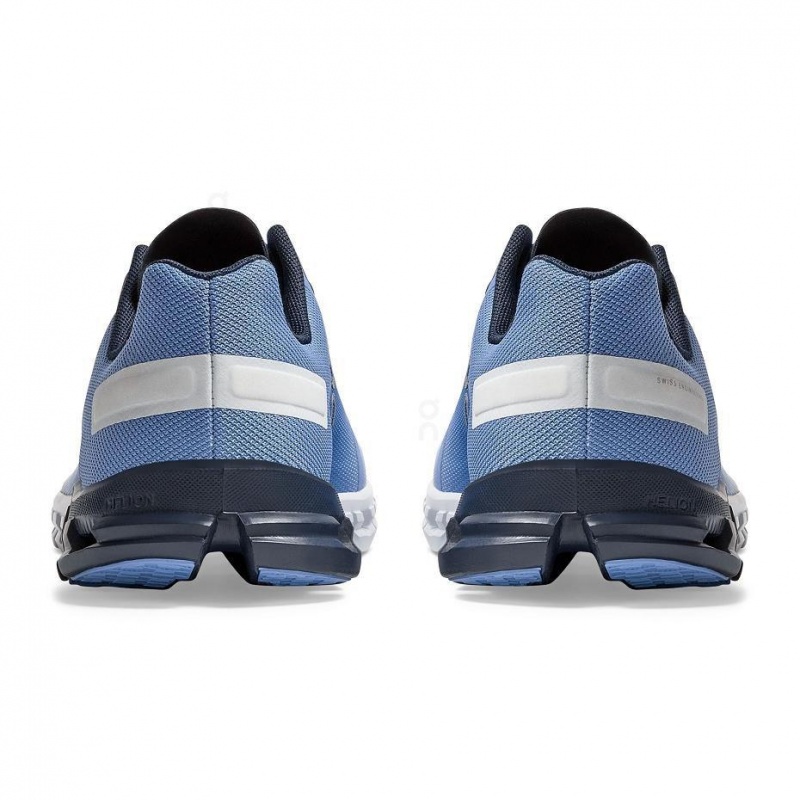 White / Blue On Cloudflow Women's Road Running Shoes | USA_ON8458