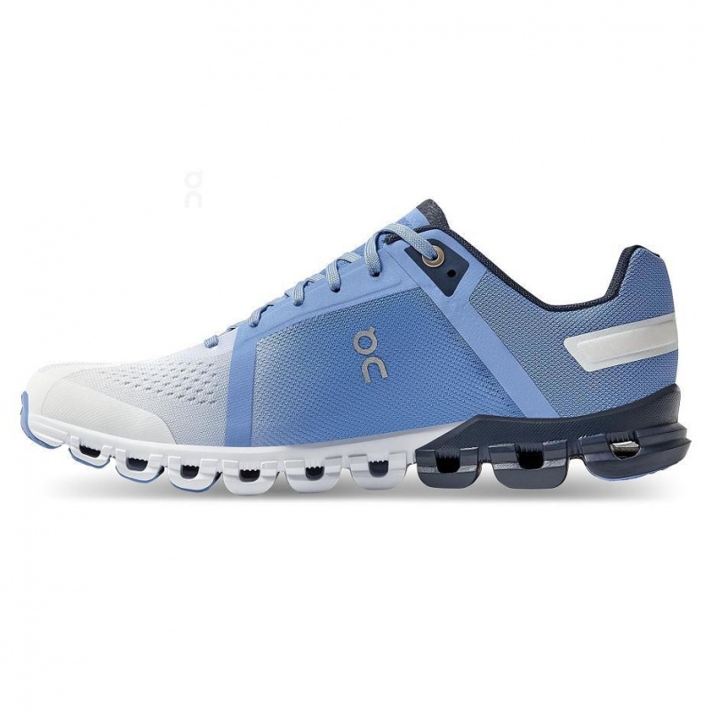 White / Blue On Cloudflow Women's Road Running Shoes | USA_ON8458
