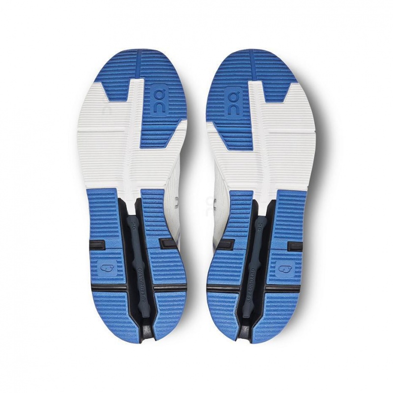 White / Blue On Cloudnova Flux Men's Sneakers | USA_ON8104