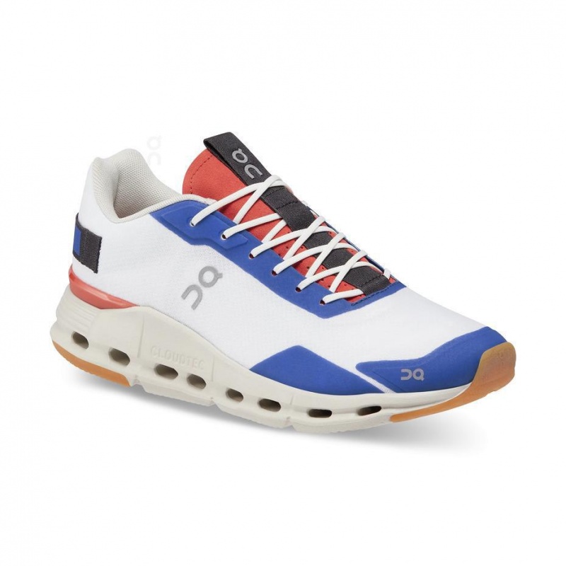 White / Blue On Cloudnova Form Women's Sneakers | USA_ON8798
