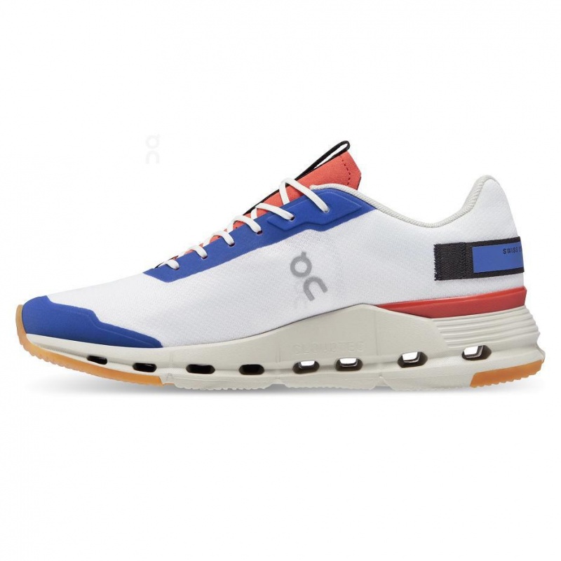 White / Blue On Cloudnova Form Women's Sneakers | USA_ON8798