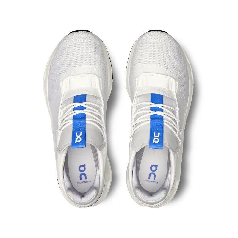 White / Blue On Cloudnova Men's Sneakers | USA_ON8904