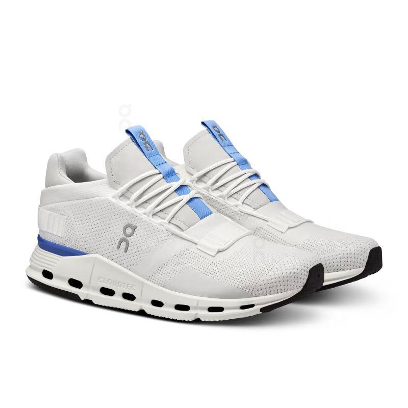 White / Blue On Cloudnova Men's Sneakers | USA_ON8904