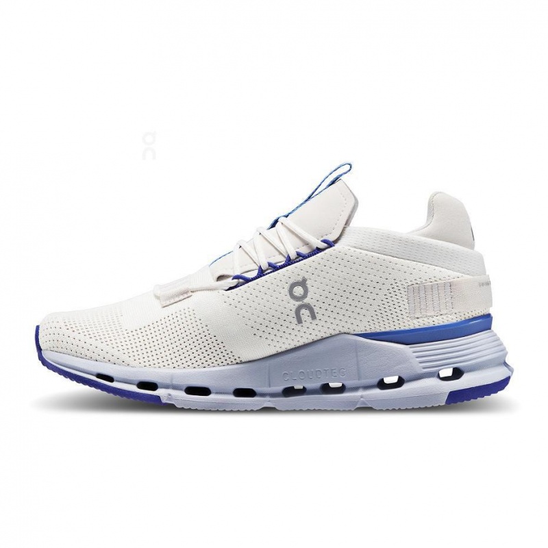 White / Blue On Cloudnova Women's Sneakers | USA_ON8767