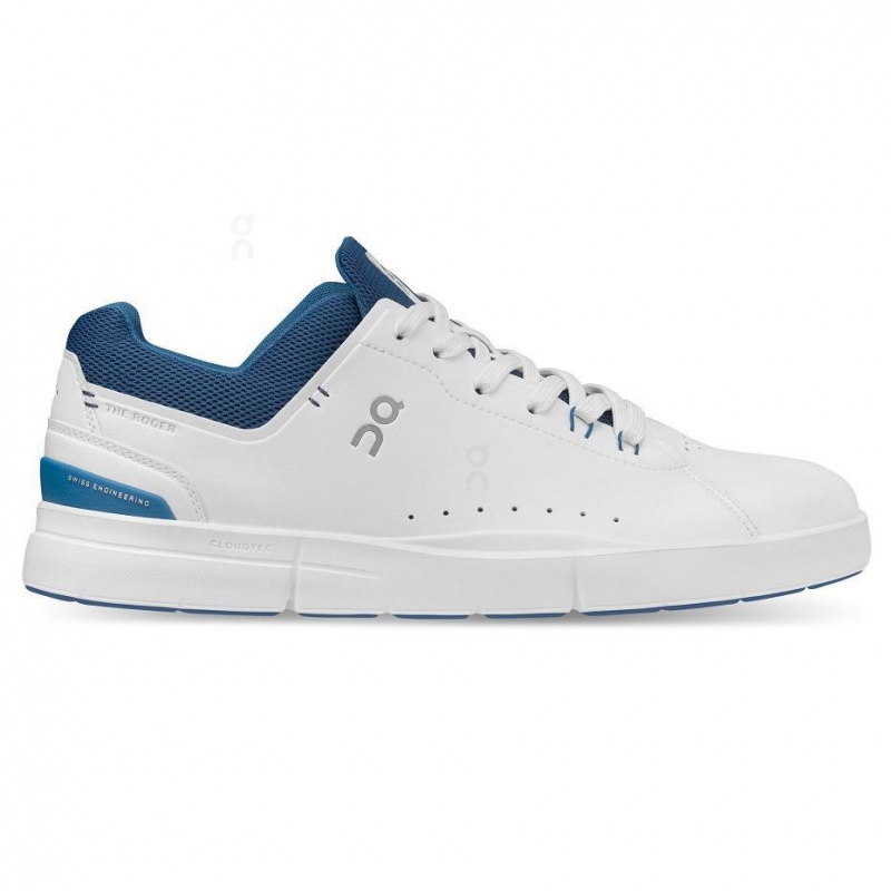 White / Blue On THE ROGER Advantage Men\'s Sneakers | USA_ON8308