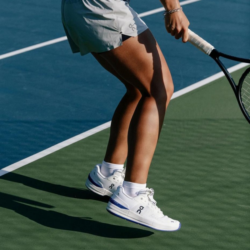 White / Blue On THE ROGER Pro Women's Tennis Shoes | USA_ON8415