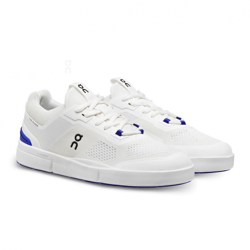 White / Blue On THE ROGER Spin Women's Sneakers | USA_ON8802
