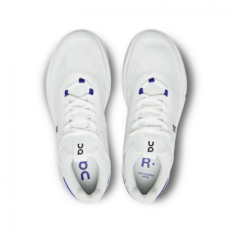 White / Blue On THE ROGER Spin Women's Sneakers | USA_ON8802