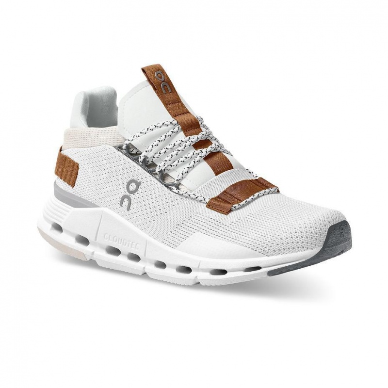White / Brown On Cloudnova Men's Sneakers | USA_ON8865