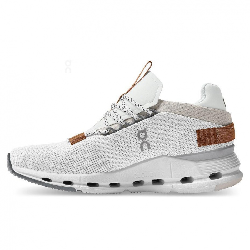 White / Brown On Cloudnova Men's Sneakers | USA_ON8865