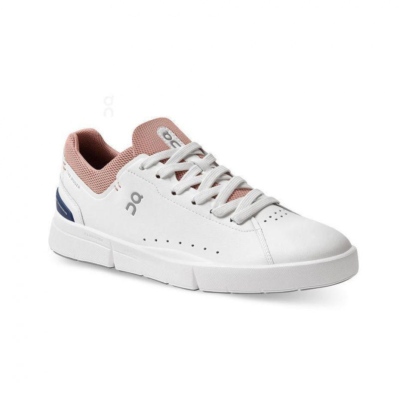 White / Brown On THE ROGER Advantage Women's Sneakers | USA_ON8427