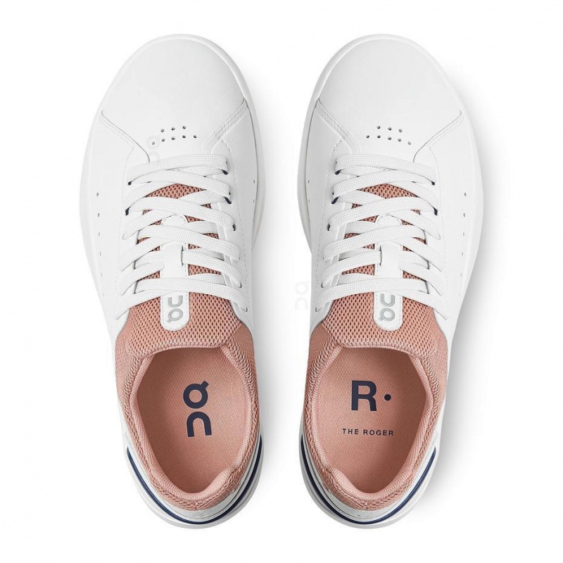 White / Brown On THE ROGER Advantage Women's Sneakers | USA_ON8427