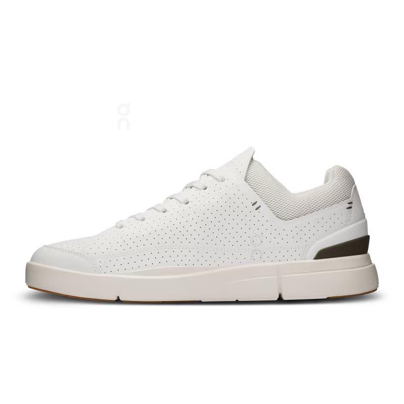 White / Brown On THE ROGER Centre Court Men's Sneakers | USA_ON9087