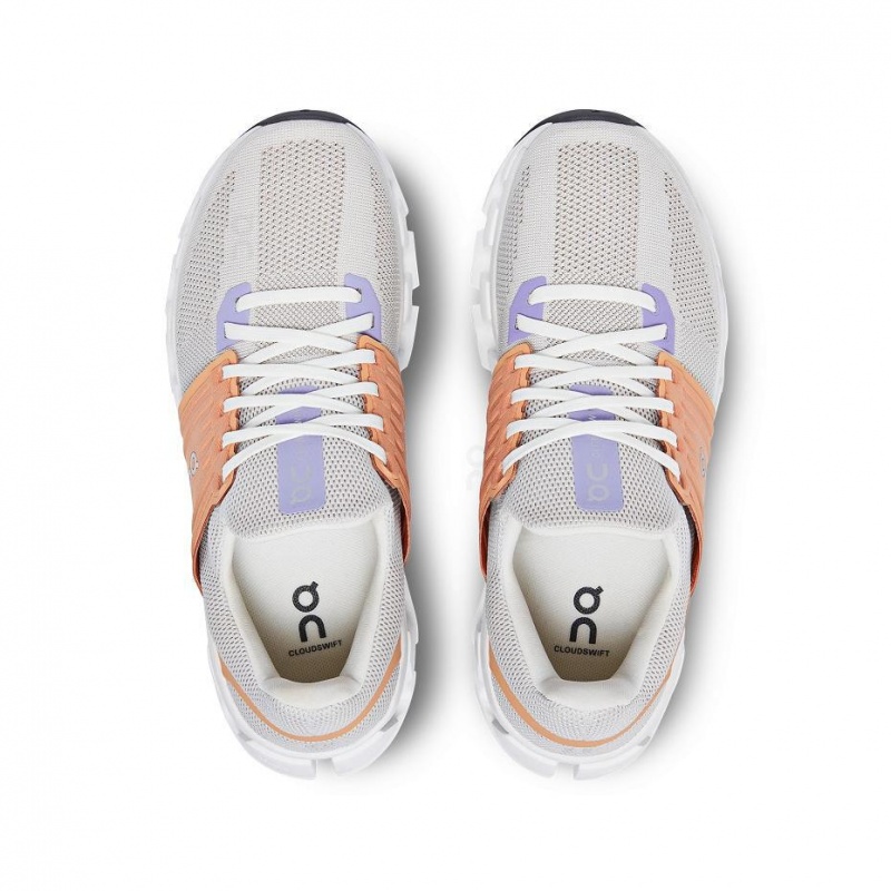 White / Gold On Cloudswift 3 AD Women's Sneakers | USA_ON8273