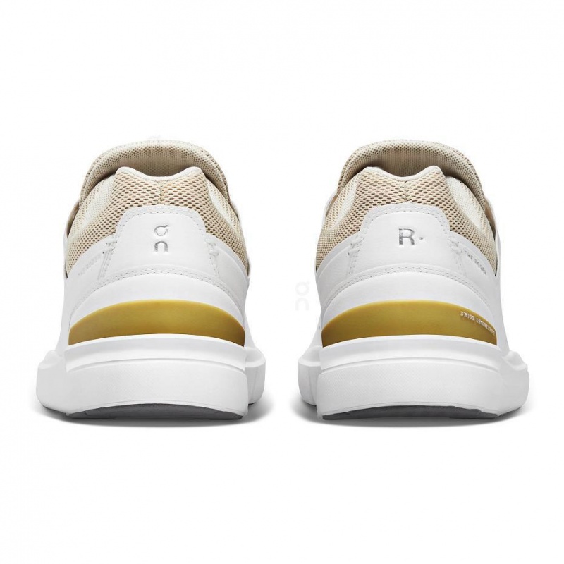 White / Gold On THE ROGER Advantage Men's Sneakers | USA_ON8488