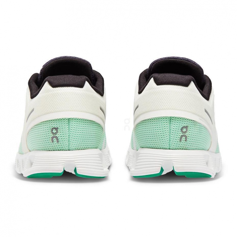 White / Green On Cloud 5 Push Men's Sneakers | USA_ON8336