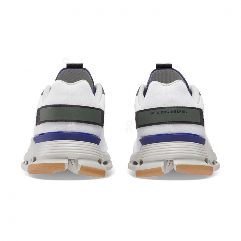 White / Green On Cloudnova Form Men's Sneakers | USA_ON9028