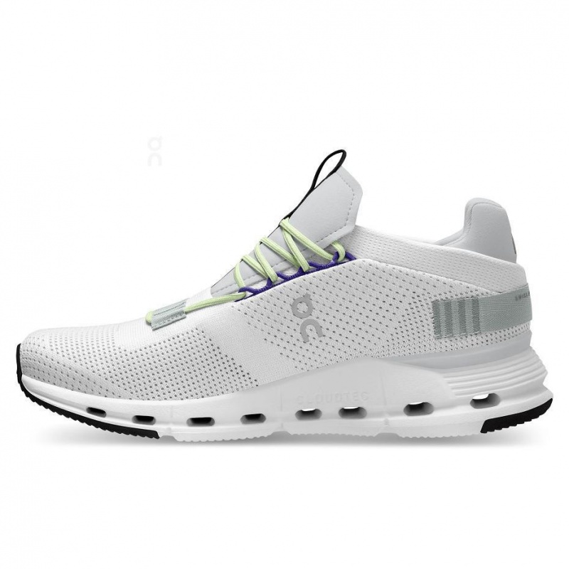 White / Green On Cloudnova Men's Sneakers | USA_ON1173