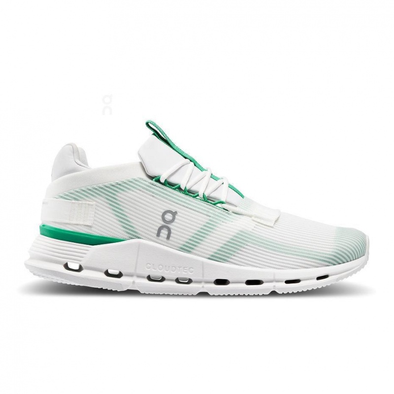 White / Green On Cloudnova Void Men\'s Sneakers | USA_ON8113