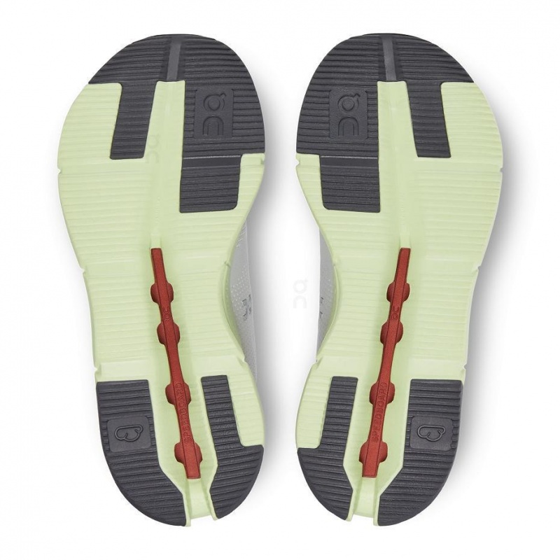 White / Green On Cloudnova Women's Sneakers | USA_ON9033