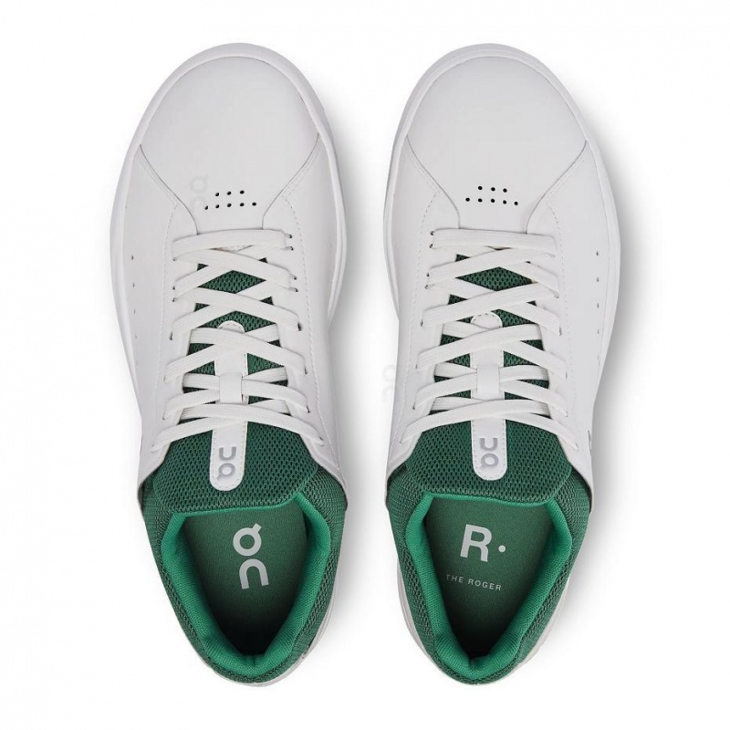 White / Green On THE ROGER Advantage Men's Sneakers | USA_ON8090
