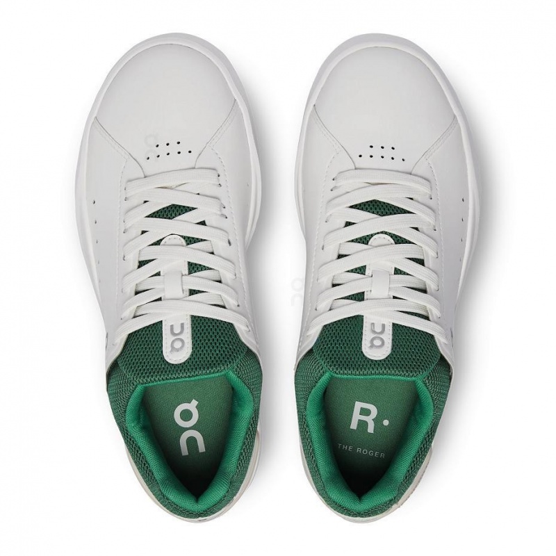 White / Green On THE ROGER Advantage Women's Sneakers | USA_ON8498