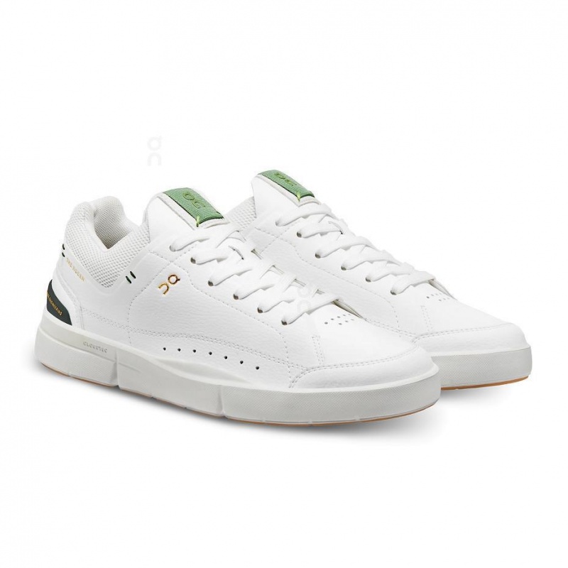 White / Green On THE ROGER Centre Court Women's Sneakers | USA_ON8782