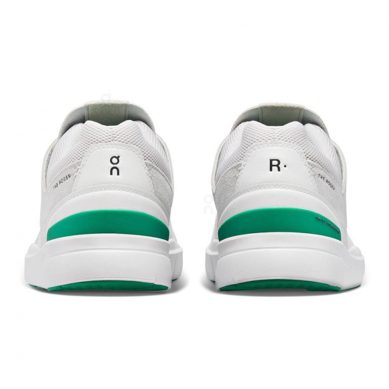 White / Green On THE ROGER Clubhouse Men's Sneakers | USA_ON9094