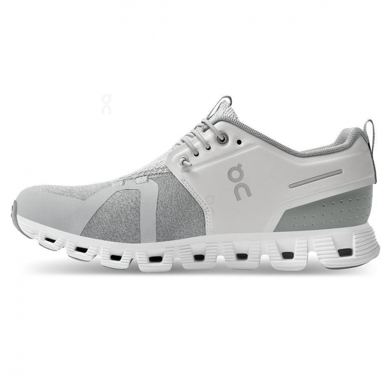 White / Grey On Cloud 5 Terry Women's Sneakers | USA_ON8482