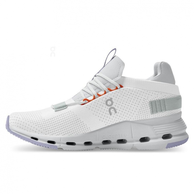 White / Grey On Cloudnova Women's Sneakers | USA_ON8222