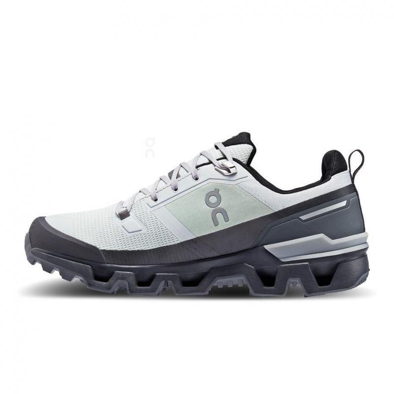 White / Grey On Cloudwander Waterproof Men's Hiking Shoes | USA_ON8749