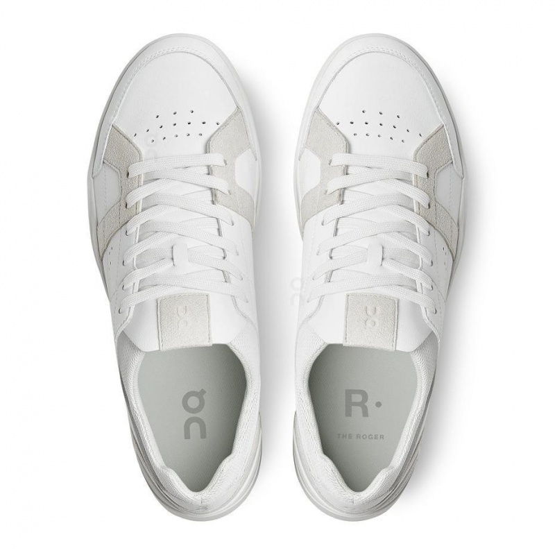 White / Grey On THE ROGER Clubhouse Men's Sneakers | USA_ON8715