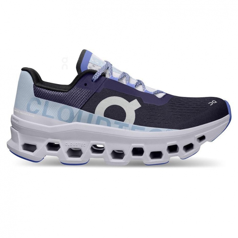 White / Navy On Cloudmonster Women\'s Road Running Shoes | USA_ON8754